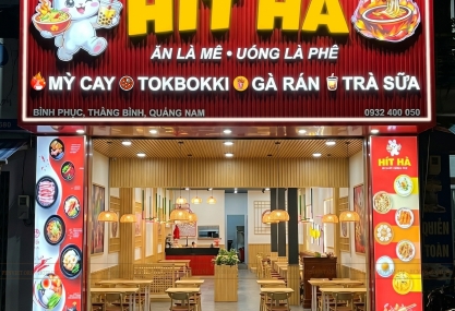 HÍT HÀ – Thiết kế nhà hàng Hiện Đại Tại Quảng Nam